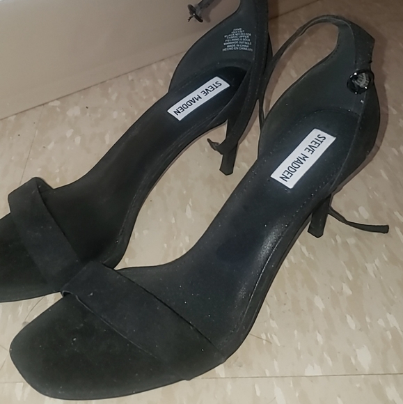 Suede steve madden heeled sandals - Picture 1 of 6
